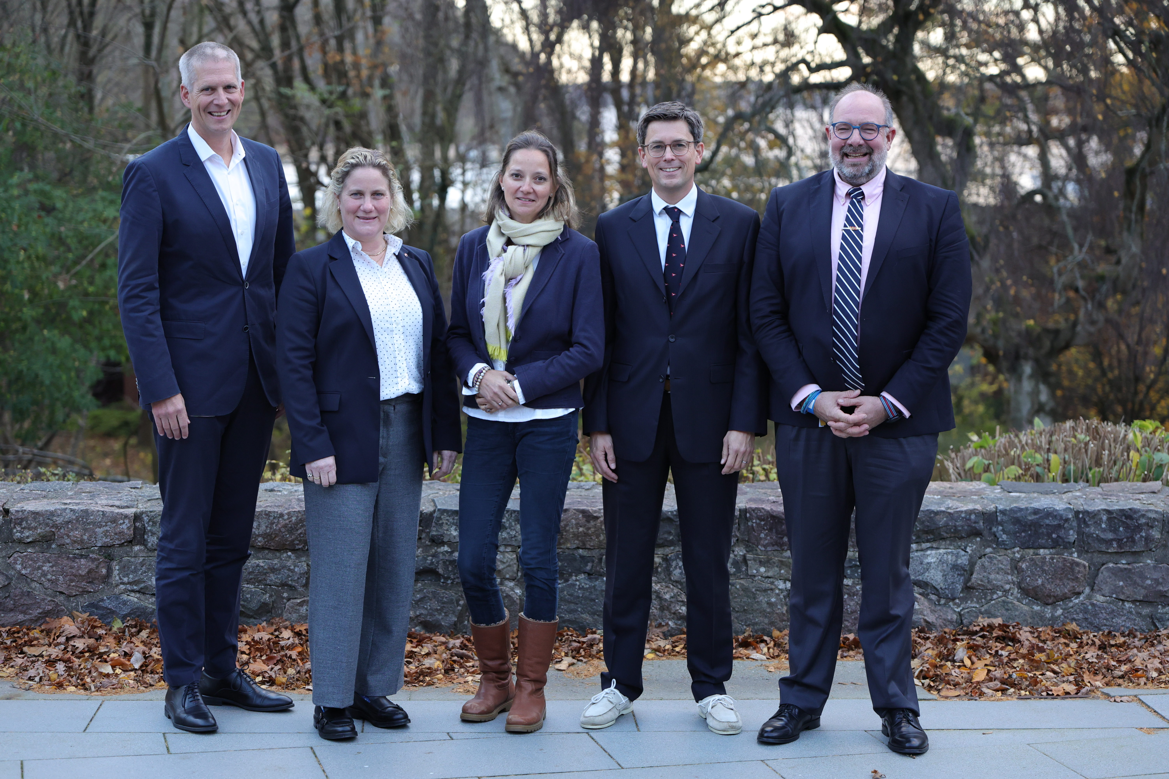 v.l.n.r.: Dehler, Borrmann, Haider, Fischer, Köppelmann (es fehlt Stolleis)